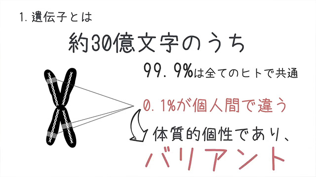 遺伝子検査①：遺伝子とは