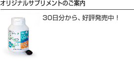 オリジナルサプリメントのご案内