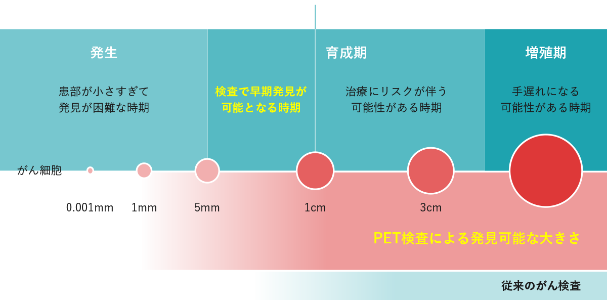 がん細胞が活発になる大きさ